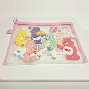 Care Bears Cute Mesh Zipper Organizer Stationery Travel Pouch With Hanging Loop